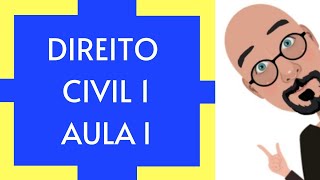 🦉AULA 1DIREITO CIVIL20242⚖️ [upl. by Ahseeyt355]