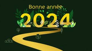 Carte de vœux virtuelle bonne année 2024 🍃☘️ FX181  Vidéostorytelling by Néologis [upl. by Suiravat]