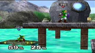 SSBM Link DVC  Young Link SZheik  Great Bay [upl. by Esinet740]