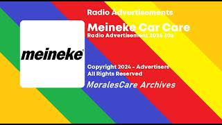 Meineke Car Care Center Radio Commercial 2024 [upl. by Coriss]