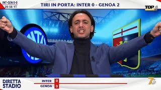 💪🏻 SOFFRE E VINCE…si vola a 15 🖤💙 Sintesi della Telecronaca di INTER  GENOA 21 [upl. by Sabanrab]