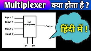 What is multiplexer  Multiplexer in hindi Tamil  Demultiplexer [upl. by Snapp69]