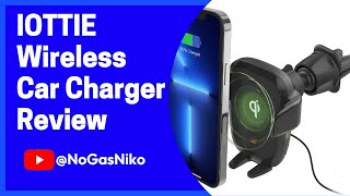 Iotti Wireless FAST CHARGER Phone Mount  Review [upl. by Eillak]