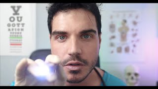 ASMR  Head Ears Eyes Nose Throat MEDICAL EXAM Doctor Roleplay [upl. by Krystal722]