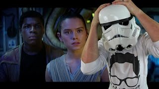 Star Wars The Force Awakens Trailer  ReactionReview [upl. by Annirtak71]