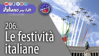 206 Le festività italiane [upl. by Nesral222]