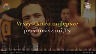 Mesajah  Lepsza Połowa LYRICS [upl. by Nauqit]