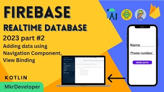 How to send data to the Firebase Realtime database Android studio Kotlin [upl. by Lachman]