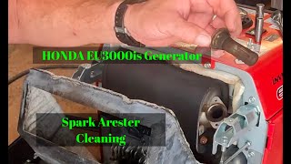 Honda EU3000is Spark arrester inverter generator honda hondagenerator generator generatorrepair [upl. by Maida]