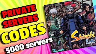 New Shinobi life 2 Private server codes All Map 2023 [upl. by Eecyak]