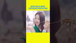 Kpop idols who were criticized for eating kpop [upl. by Mages]