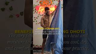 How to wear dhotiBengali kochno dhoti 🇮🇳✨️viral dhoti shortvideos [upl. by Gwenni501]