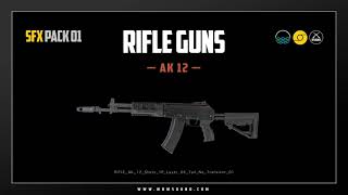 Rifle Guns Sound Effect Vol 1 Long Demo  Royalty free Gunshot sound effect by WOW Sound [upl. by Zaid]