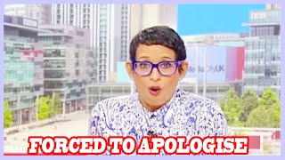 BBC Breakfasts Naga Munchetty forced to apologise over cohosts brutal swipe at guest [upl. by Dupin]