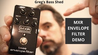 No81 MXR Bass Envelope Filter Pedal Demo [upl. by Brodsky]