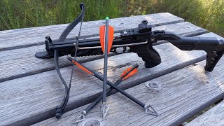 How to make Hunting Bolts for 80lb Pistol Crossbows [upl. by Niabi512]