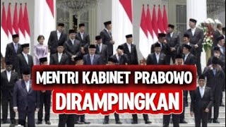 Moment Sakral  Mentri Kabinet Prabowo dirampingkan Kementrian apa saja yang tersisa [upl. by Esme]