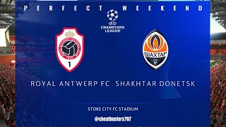 ROYAL ANTWERP vs SHAKHTAR DONETSK UEFA Champions League 2324 4K60 Prediction FIFA 23 soccer [upl. by Vally]