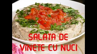 SalataDeVineteSalataVineteStelaStratulatMancareRapida Salata de vinete cu nuci [upl. by Rorry]