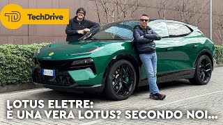 LOTUS ELETRE Test Drive PRO e CONTRO [upl. by Nilyram]