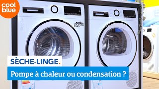 Le meilleur sèchelinge  un sèchelinge à pompe à chaleur ou un sèchelinge à condensation [upl. by Ebby717]