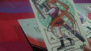 ARR  Negima Pactio Cards 200th Chapter Set Replica Review [upl. by Jennifer]