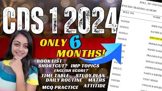 CDS 1 2024 Detailed Preparation Strategy  Take your name in result PDF by CDS 1 2024 Study Plan [upl. by Dammahum330]