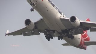 Loud and Smoky Martinair MD11 Take off [upl. by Einotna]