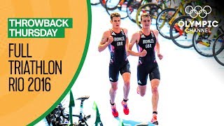 FULL Mens Triathlon  Rio 2016 Replay  Throwback Thursday [upl. by Rramel]