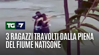 3 ragazzi travolti dalla piena del fiume Natisone [upl. by Sussi]