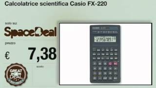 Calcolatrice scientifica Casio FX220 [upl. by Foscalina]