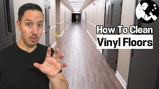 How To Clean Vinyl Plank Floors in Real Time [upl. by Aliek]