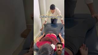 Coccyx pain or tailbone adjustment chiropractic treatment trend feed feedshorts ytshort [upl. by Alfred646]