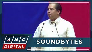 WATCH House Speaker Romualdez delivers speech after approval of P635T 2025 national budget  ANC [upl. by Nylaf]