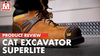 Product Review CAT Excavator Superlite Work Boots  Mister Safety Shoes [upl. by Steffin650]