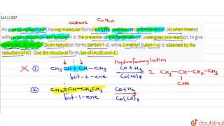 An organic compund A having molecular formula C4H8 decolourises bromine water A when [upl. by Elletsirk]