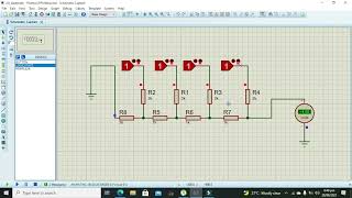 R2R DAC simualtion R2R in proteus  Resistor based DAC simulation in proteus [upl. by Kitarp]