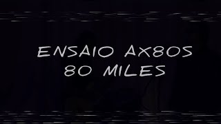 Ensaio AX80S  Música 80 Miles [upl. by Yentihw]