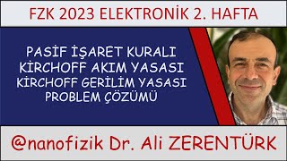 Analog Elektronik Ders02 Kirchoff Yasaları [upl. by Lazare]