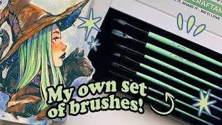 I created a brush set 🎨 Gretlusky x Craftamo 🔮✨ [upl. by Acinomal]