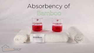 How Absorbent are Bamboo Towels  The Towel Shop [upl. by Htabazile825]