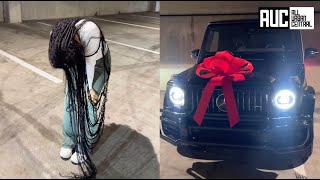 Toosii quotGFquot Holds Back Tears After Surprising Her With A New Mercedes AMG G63 [upl. by Polard]