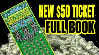 💰 NEW 50 LIFETIME MILLIONS LOTTERY TICKET  FULL BOOK  MASS LOTTERY [upl. by Lamonica193]