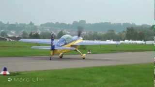 Extra 300XS Henry Bohlig  Display at MengenHohentengen Regio Airport Festival 2012 [upl. by Htrahddis446]