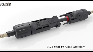 IWISS Solar Crimping Tool Kit with Wire Cable Cutter Stripper MC3 MC4 Crimper and MC4 Connectors [upl. by Richers980]