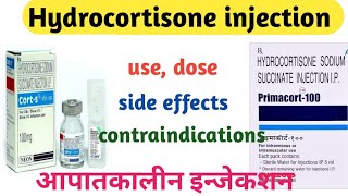 Hydrocortisone injection primacort injection cort s injection use dose side effect contraindicatio [upl. by Olimpia]