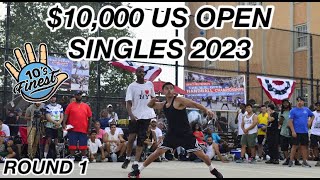 10000 US OPEN SINGLES 2023  Round 1 Rookie VS Oscar S [upl. by Orlene]