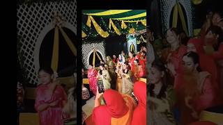 Holud bride Entry dance❤️।Haldi ceremony❤️ । haldi trending haldiceremony 2024 [upl. by Thorn]