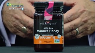 Wedderspoon 100 Raw Manuka Honey KFactor 16 is a HIT [upl. by Aseuqram218]