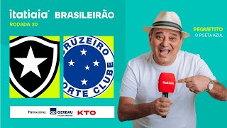 BOTAFOGO X CRUZEIRO AO VIVO NA ITATIAIA  REACT DO CAMPEONATO BRASILEIRO [upl. by Porche]